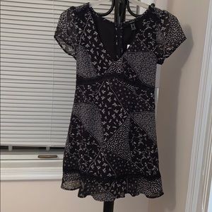 Brand new (with tags) black and white dress
